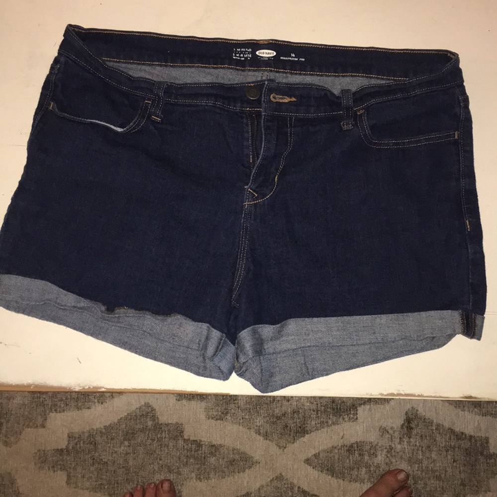5/$20 Old Navy Dark Blue Jean Shorts